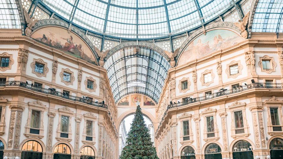 Galleria Vittorio Emanuele II zur Weihnachtszeit