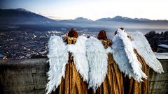 Weihnachtsengel über Innsbruck