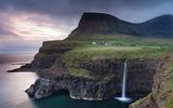 Wasserfall Gasdalur, Färöer-Inseln