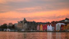 Sonnenuntergang in Bergen