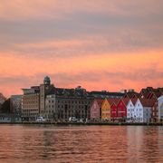 Sonnenuntergang in Bergen