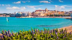 Otranto, Alimini Strand in Apulien, Italien