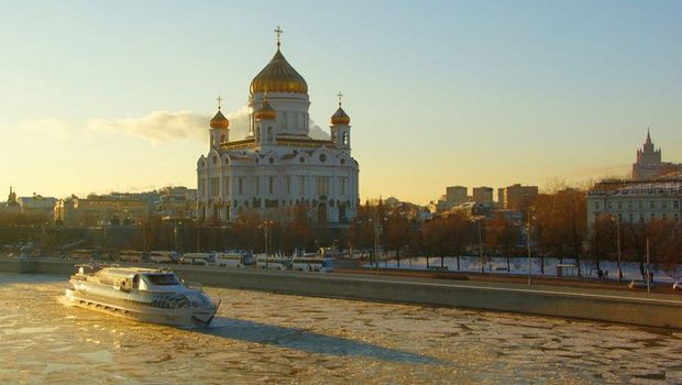 Schifffahrt in Moskau 