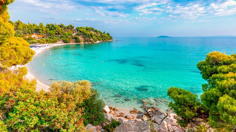 Chalkidiki, Sithonia, Strand Akti Koviou
