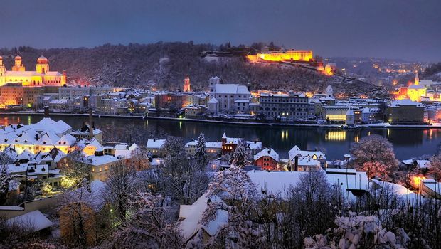 Passau im Winter