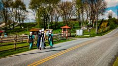 Amish People in Lancaster