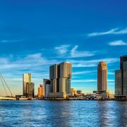 Rotterdam - Blick auf die Erasmusbrücke