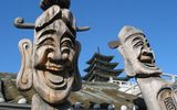 Dorfschutzfigur im Gyeongbokgung Palast