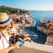 Piran, Blick vom Glockenturm der St. Georgs Kirche