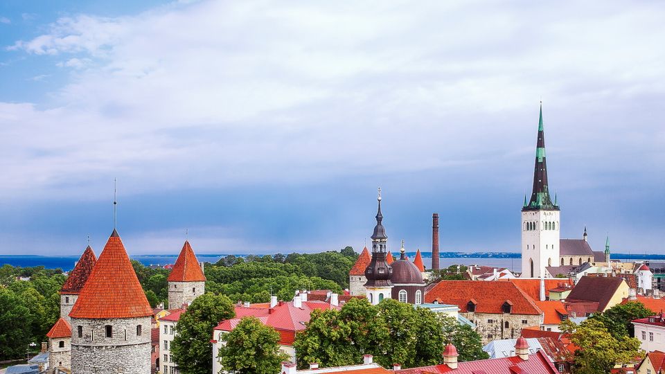 Blick auf die Altstadt von Tallin