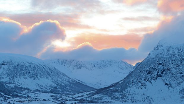 Winter Landschaft norwegen