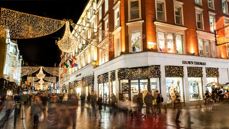 Grafton Street zu Weihnachten, Dublin