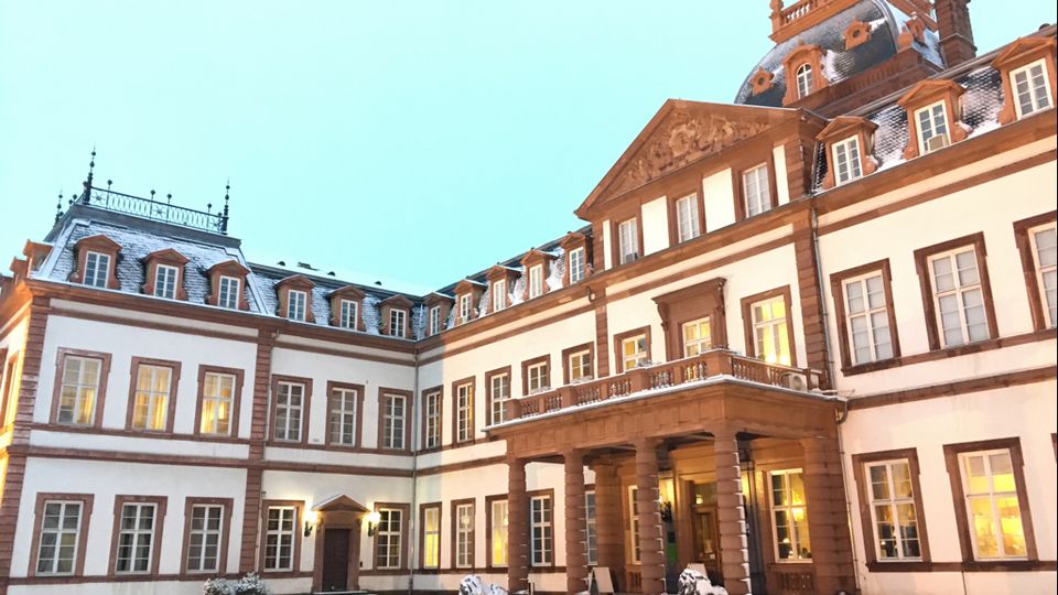 Schloss Philippsruhe im Schnee, Hanau