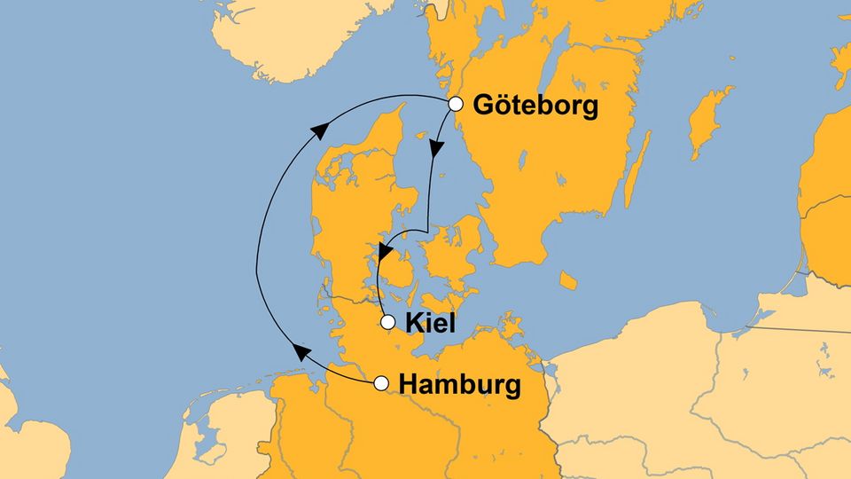 Ihre Reiseroute
