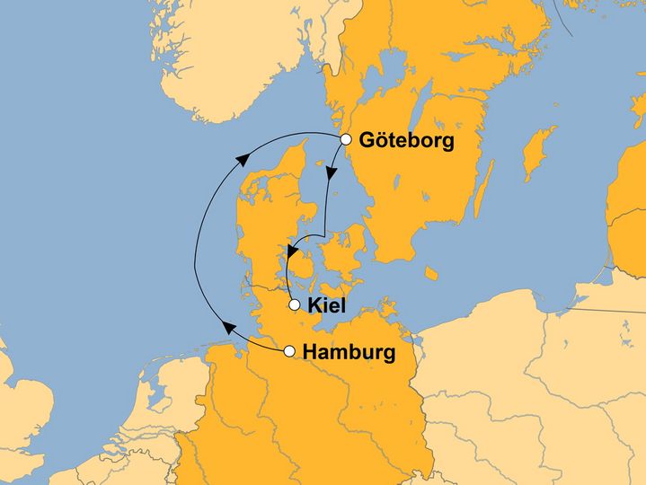 Ihre Reiseroute
