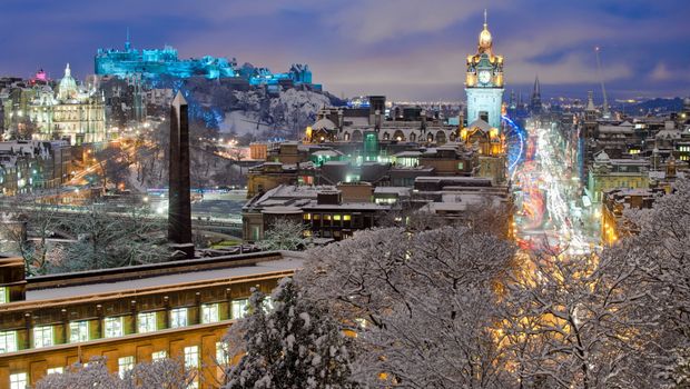 Edinburgh im Schnee