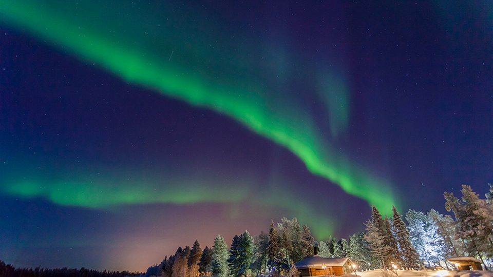 Nordlichter in Lappland