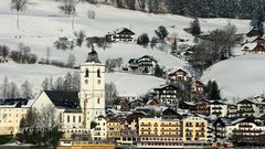 St. Wolfgang mit Schnee