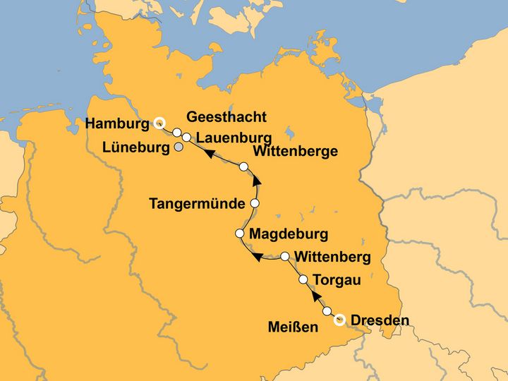 Ihre Reiseroute