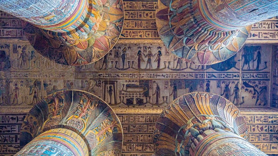 Innenansicht Kom Ombo Tempel