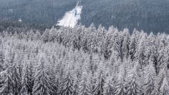 Sprungschanze Klingenthal Winter