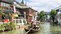 Traditionelle Boote Shanghai
