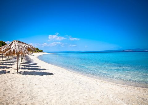 Strand von Akra Glarokavos