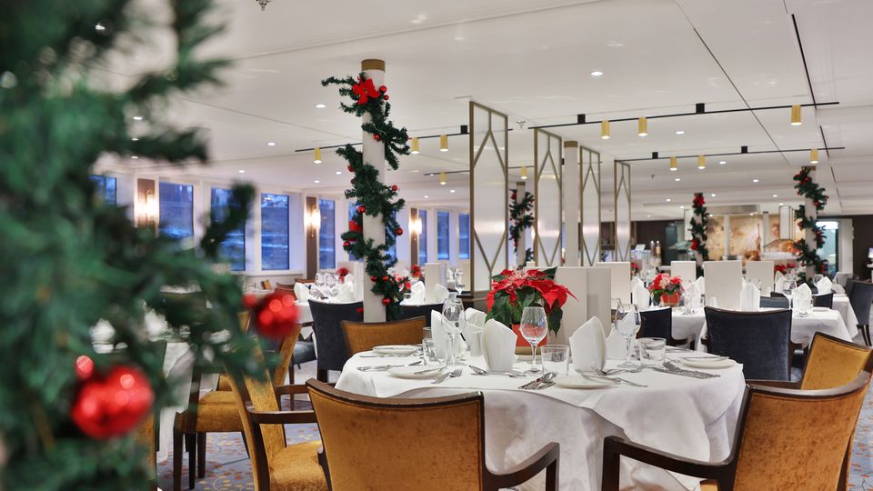 Lady Diletta, Tiepolo Restaurant zu Weihachten
