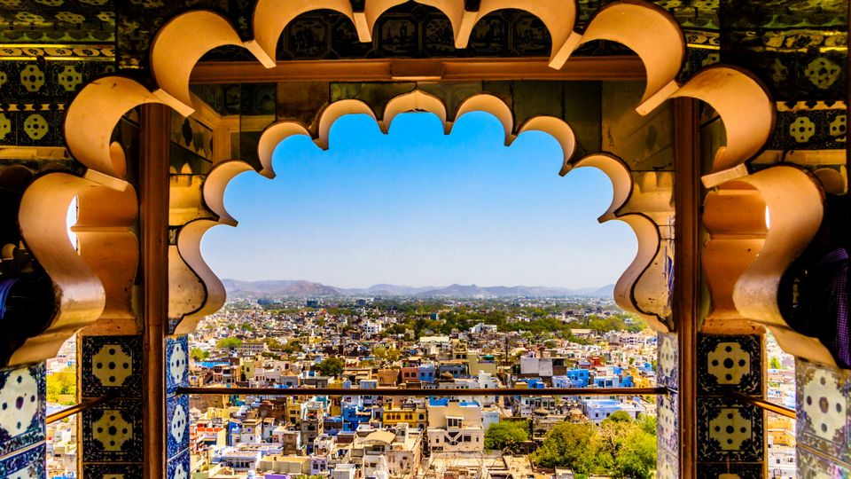 Fensterblick Udaipur