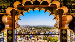 Fensterblick Udaipur