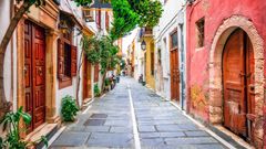 Gassen der Altstadt von Rethymno, Insel Kreta