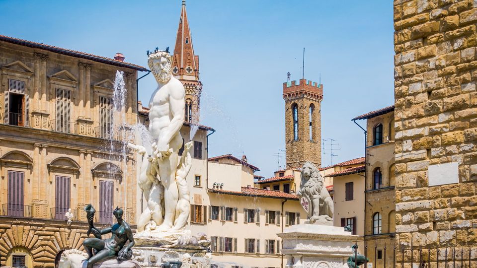 Piazza Signoria mit Neptunbrunnen