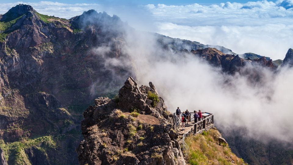 Wanderer auf Madeira
