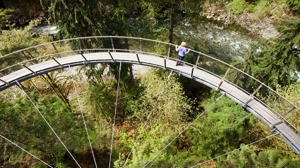 Cliffwalk im Capilano Suspension Bridge