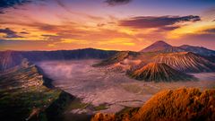 Vulkan Mount Bromo im Bromo Tengger Semeru Nationalpark