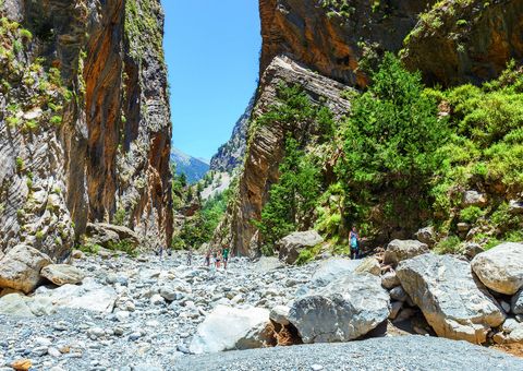 Wandern in der Samaria-Schlucht