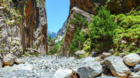 Wandern in der Samaria-Schlucht