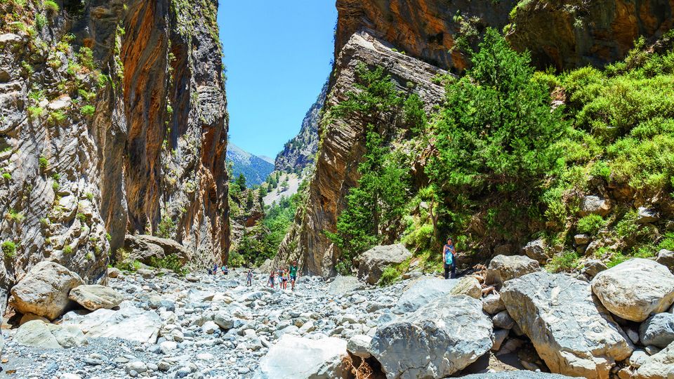 Wandern in der Samaria-Schlucht