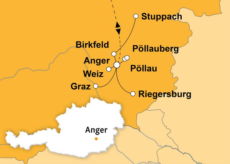 Ihre Reiseroute