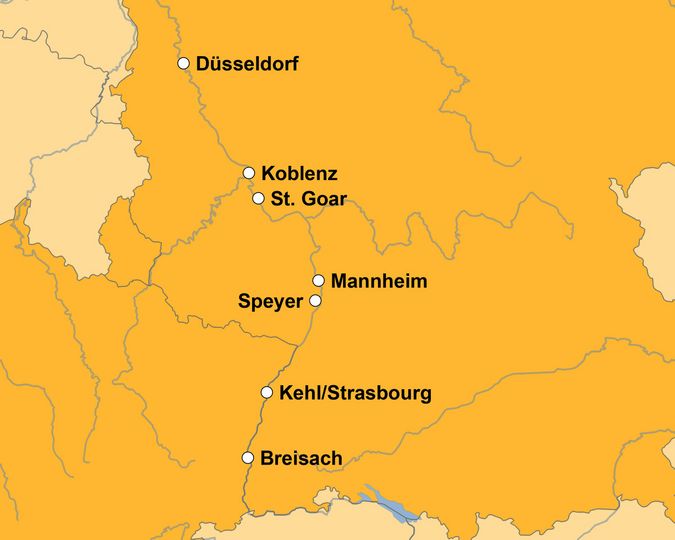 Ihre Reiseroute