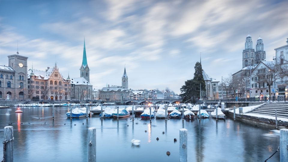 Zürich im Winter