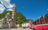 Bernina Express in Tirano 