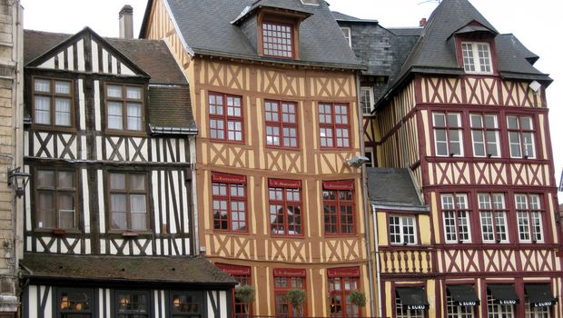 Rouen, Fachwerkhäuser