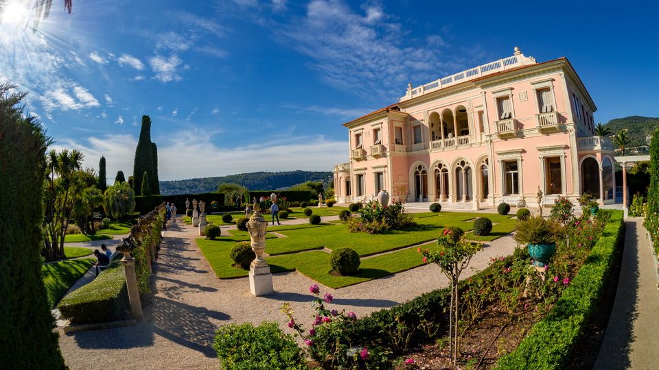 Cap Ferrat Villa Rothschild mit Garten
