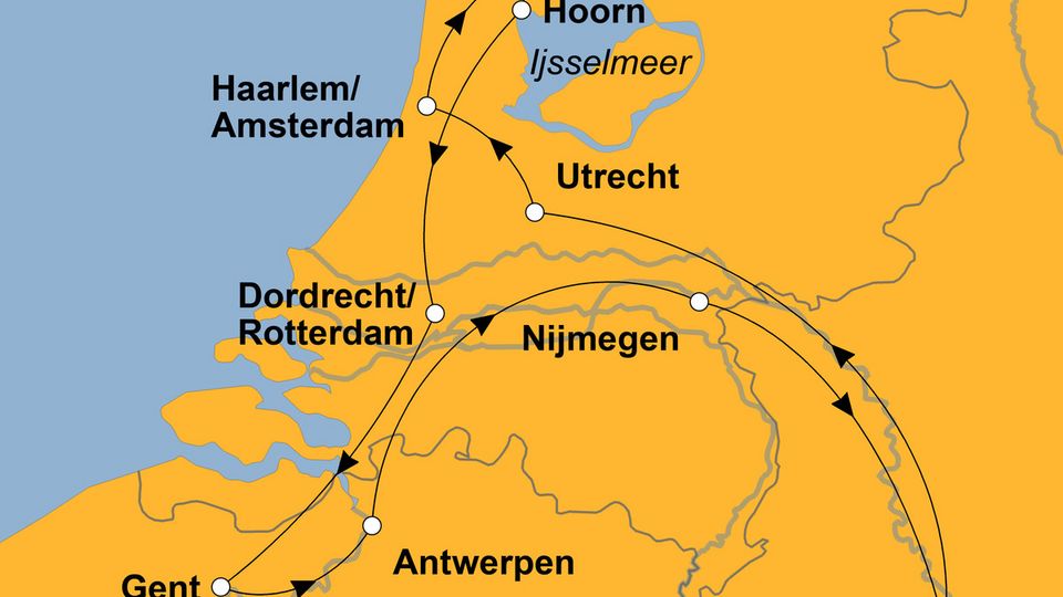 Ihre Reiseroute