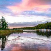 Malerische Seenlandschaft in der Mecklenburgischen Seenplatte, Granzow