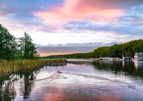 Malerische Seenlandschaft in der Mecklenburgischen Seenplatte, Granzow