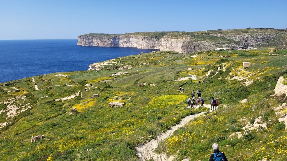 Wanderweg auf der Insel Gozo