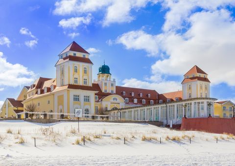 Kurhaus Binz im Winter
