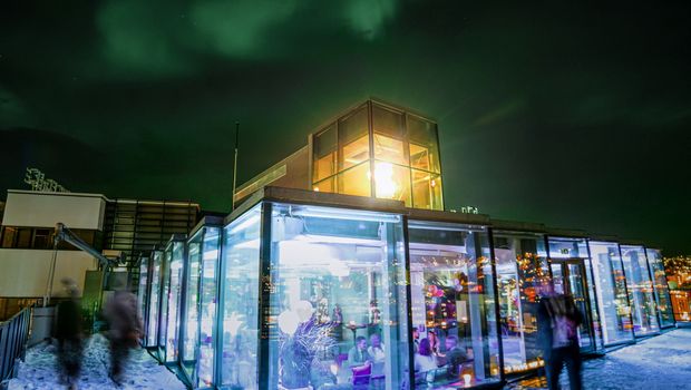 Skybar Outside Northern Lights Clarion Hotel 